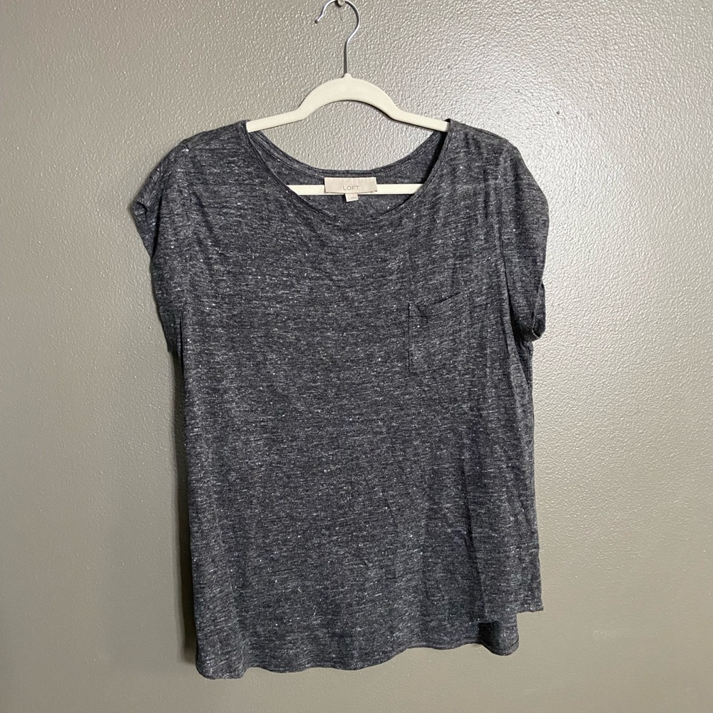 Loft cap sleeve top